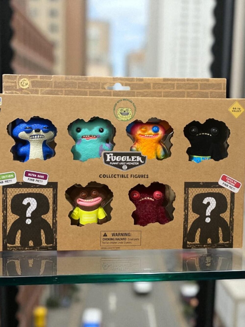 Fuggler Funny Ugly Monster Collectable 8 Pack Mini Figurines NIB